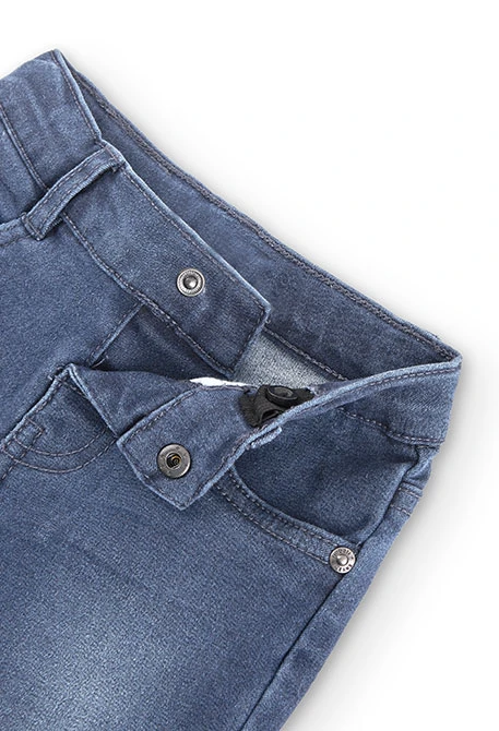 Calças denim elástic menino