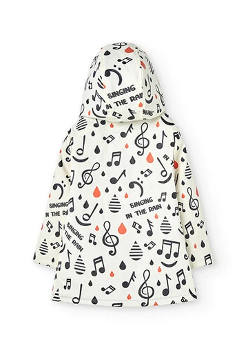 Impermeable con capucha de niño