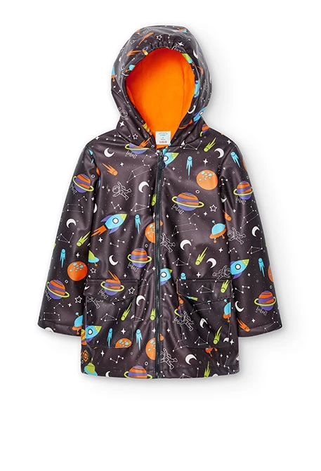 Impermeable con capucha unisex