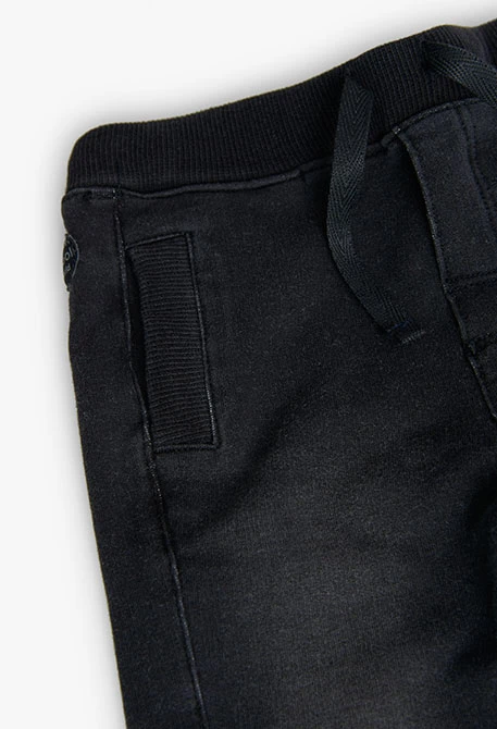 Pantalón felpa denim de bebé niño -BCI