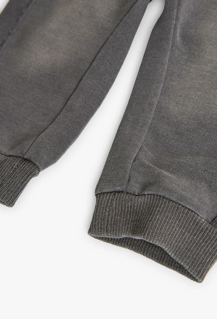 Pantalon pour garçon gris