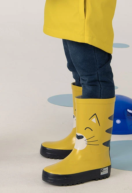 Bottes jaunes têtes d´animaux