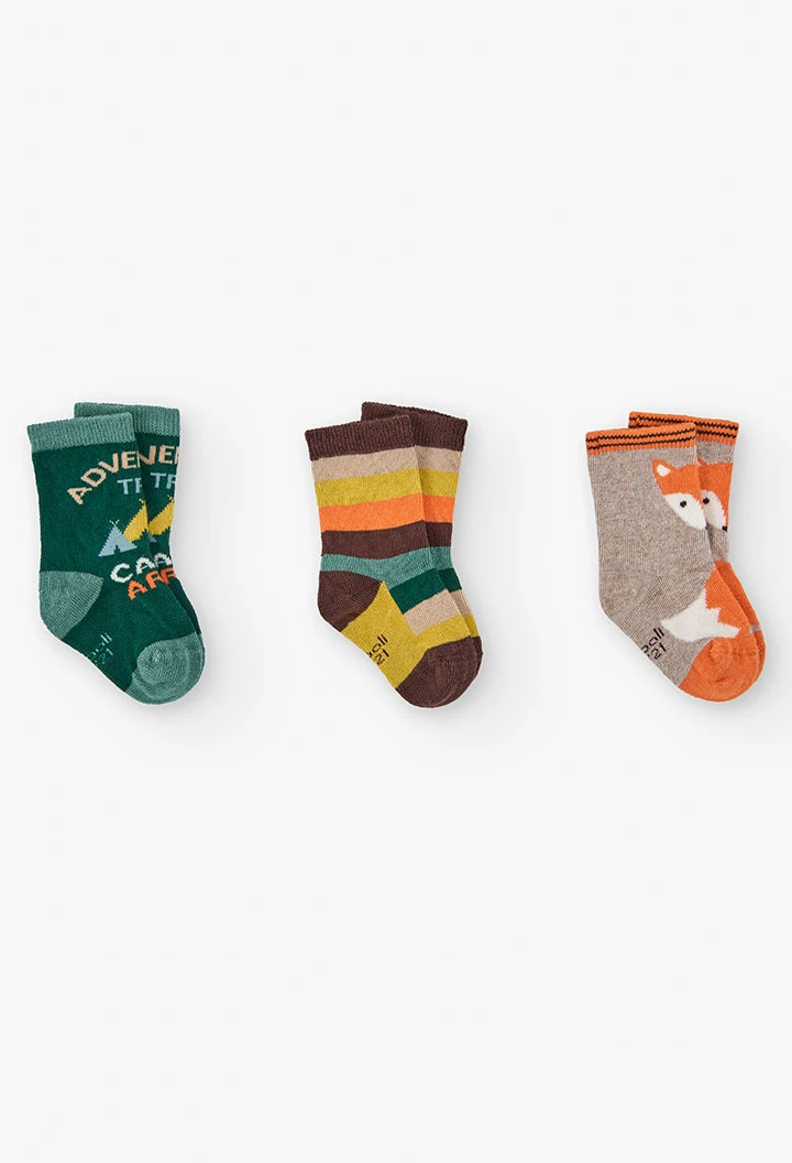 Pack de chaussettes imprimées