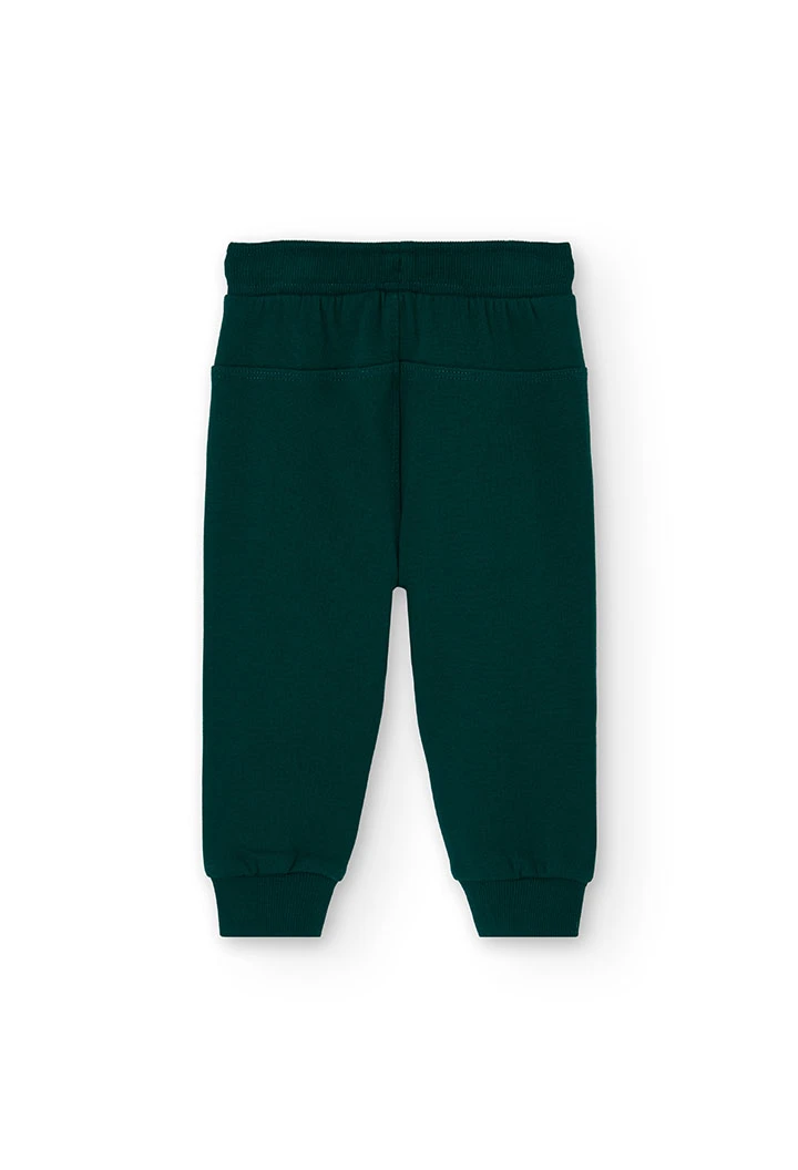 Boy´s green fleece trousers
