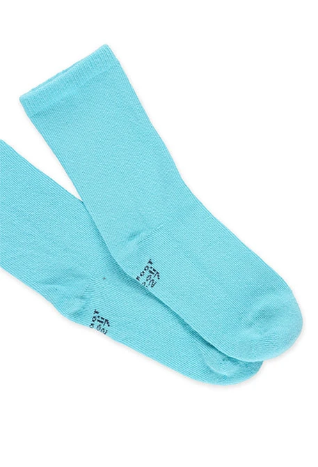 Green striped knit socks