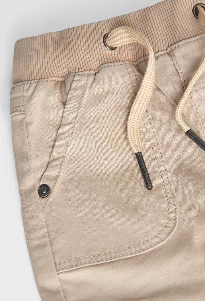 Pantalon en toile gabardine stretch pour bébé -BCI