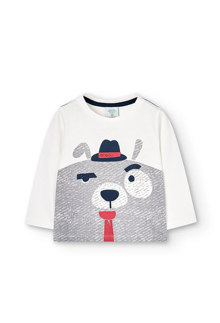 Camiseta malha para o bebé menino -BCI