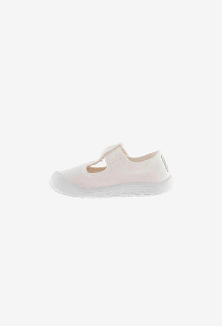 Sandales en toile blanche