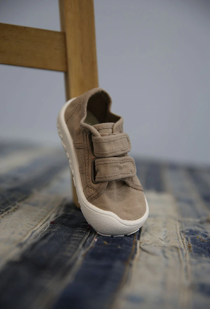 Basket Bosco Barfuß-Leinenschuhe in Beige