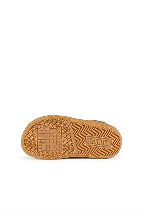 Zapatillas Munich kaki con aspa amarilla