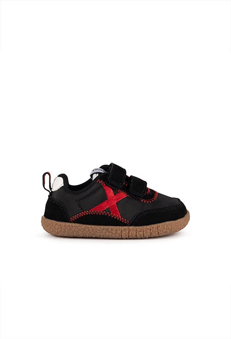 Munich Black Suede Sneakers