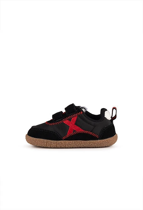 Munich Black Suede Sneakers