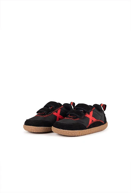 Munich Black Suede Sneakers