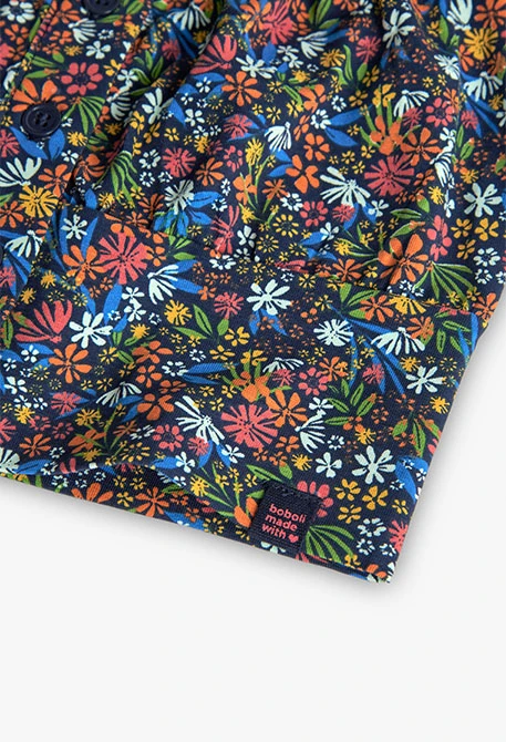 Camiseta de malha para menina com estampado