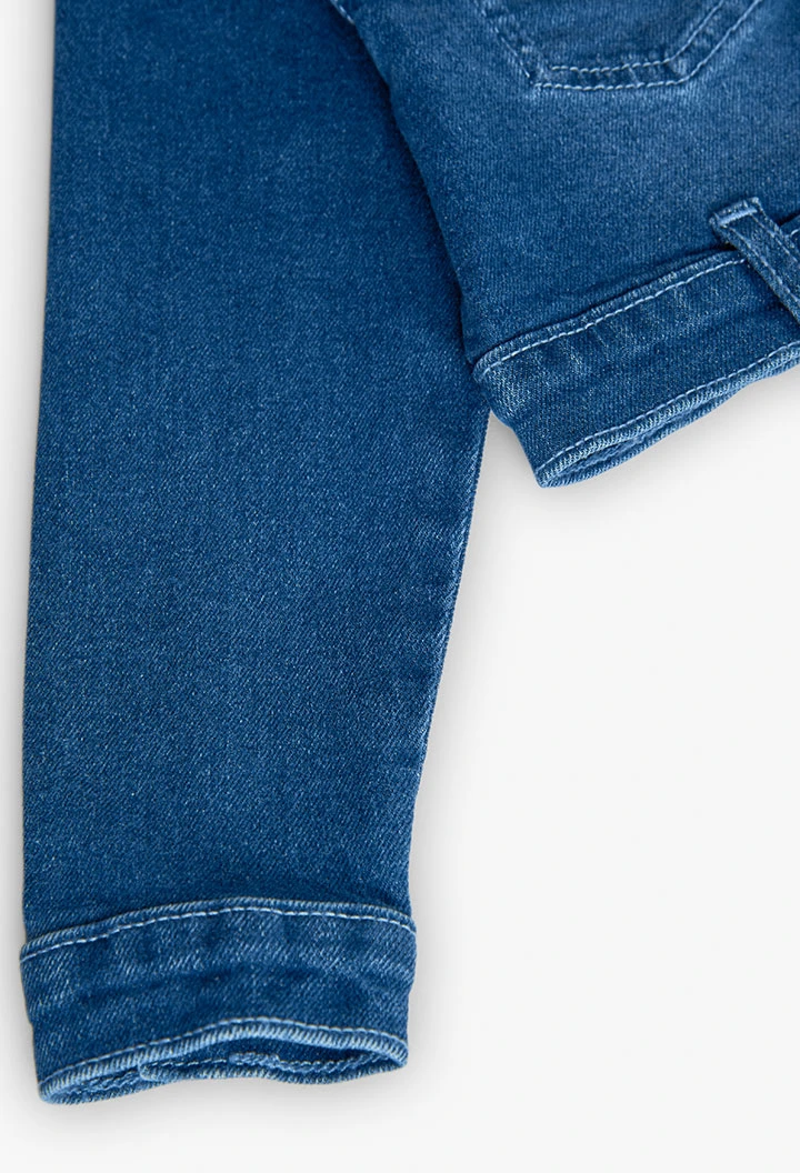 Giacca di jeans per bambina in blu