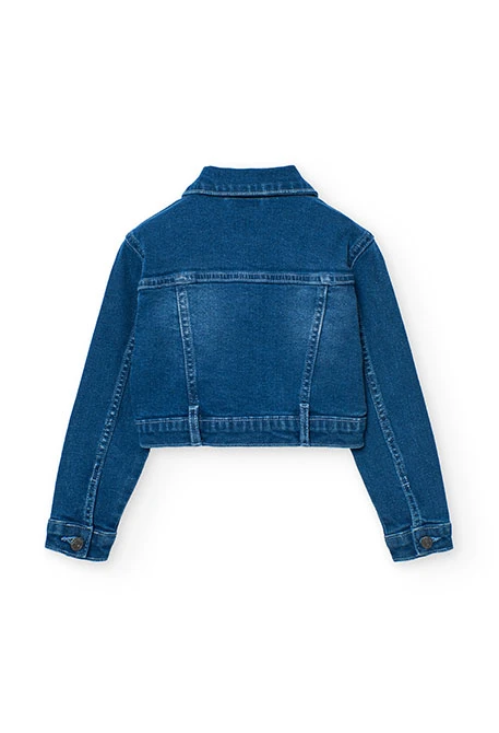 Denimjacke für Mädchen in Blau
