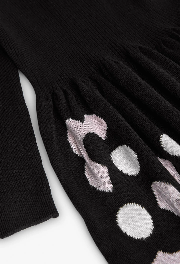 Schwarzes Blumenkleid