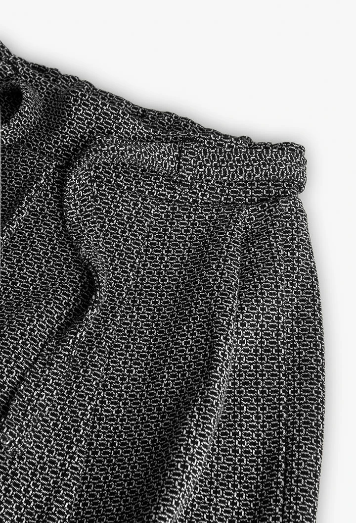 Jupe en maille noire