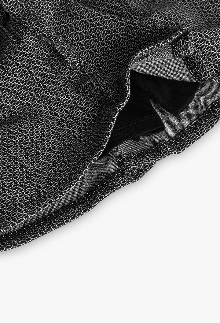 Jupe en maille noire