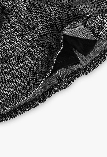 Gonna in maglia nera