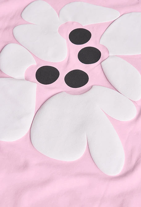 T-shirt fille rose