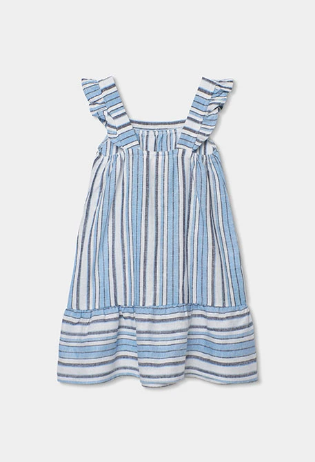 Vestit de lli a ratlles