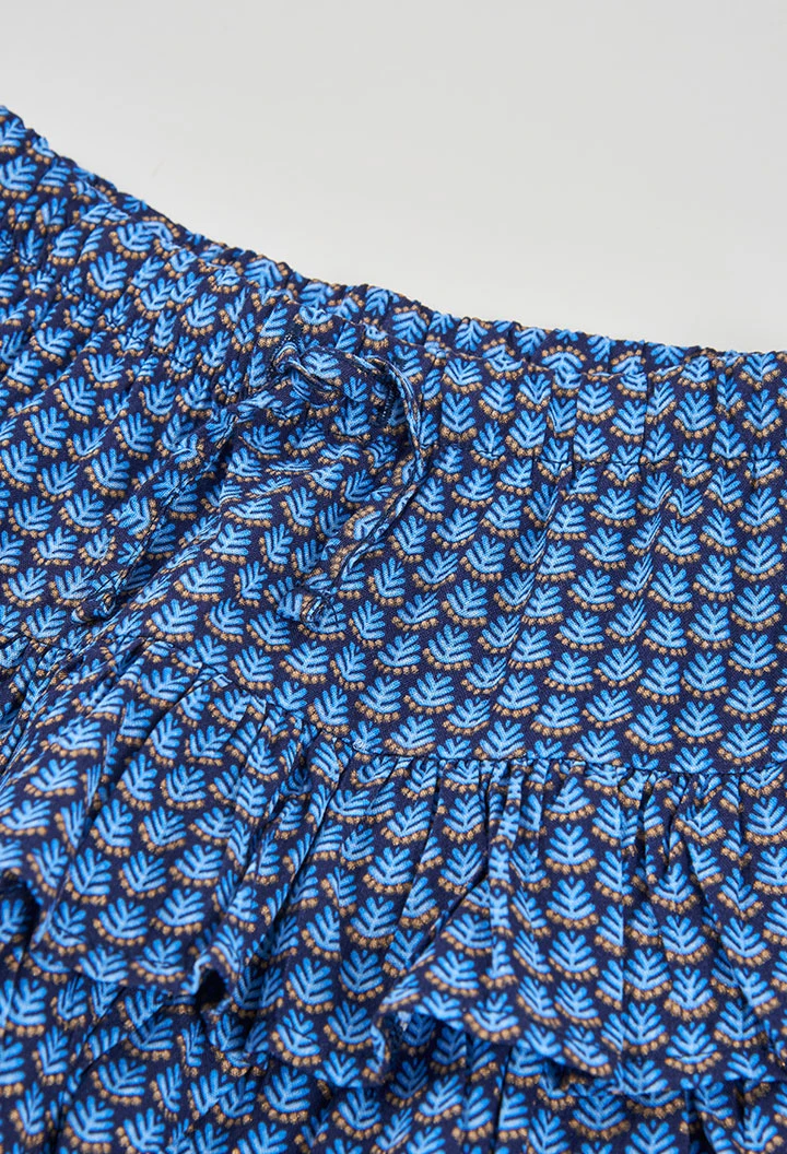 Girl?s printed cotton tank top