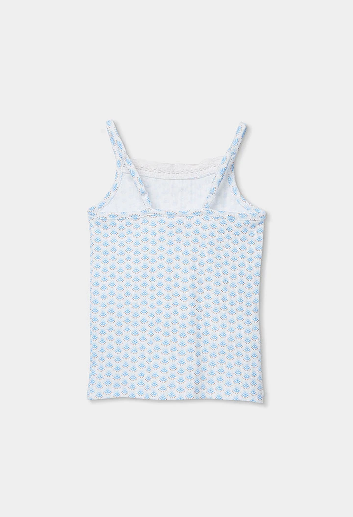 Girl?s printed cotton t-shirt