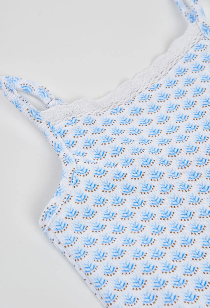 Girl?s printed cotton t-shirt