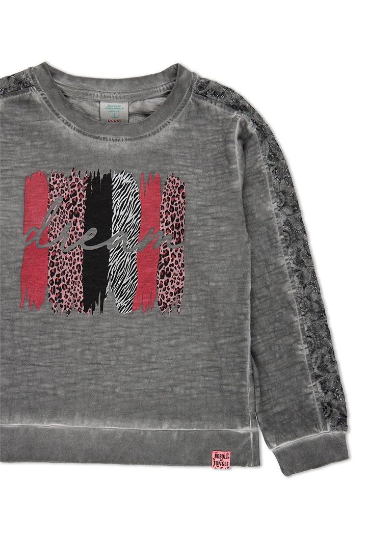 T-Shirt tricot flame pour fille