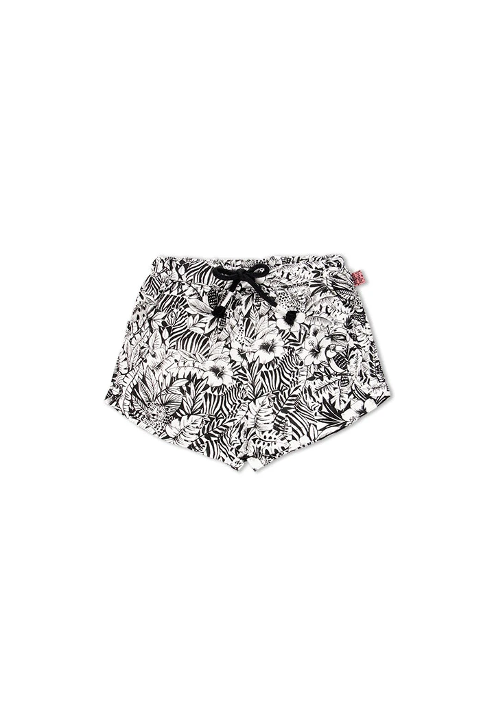 Short en toile epaisse pour fille