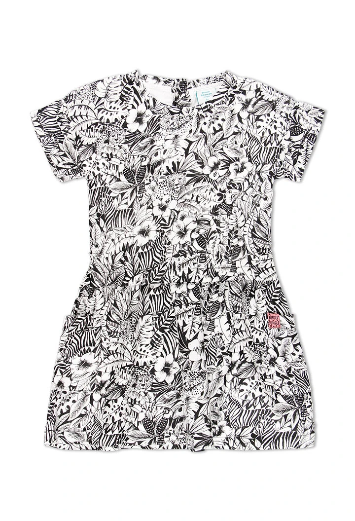 Robe en toile epaisse pour fille