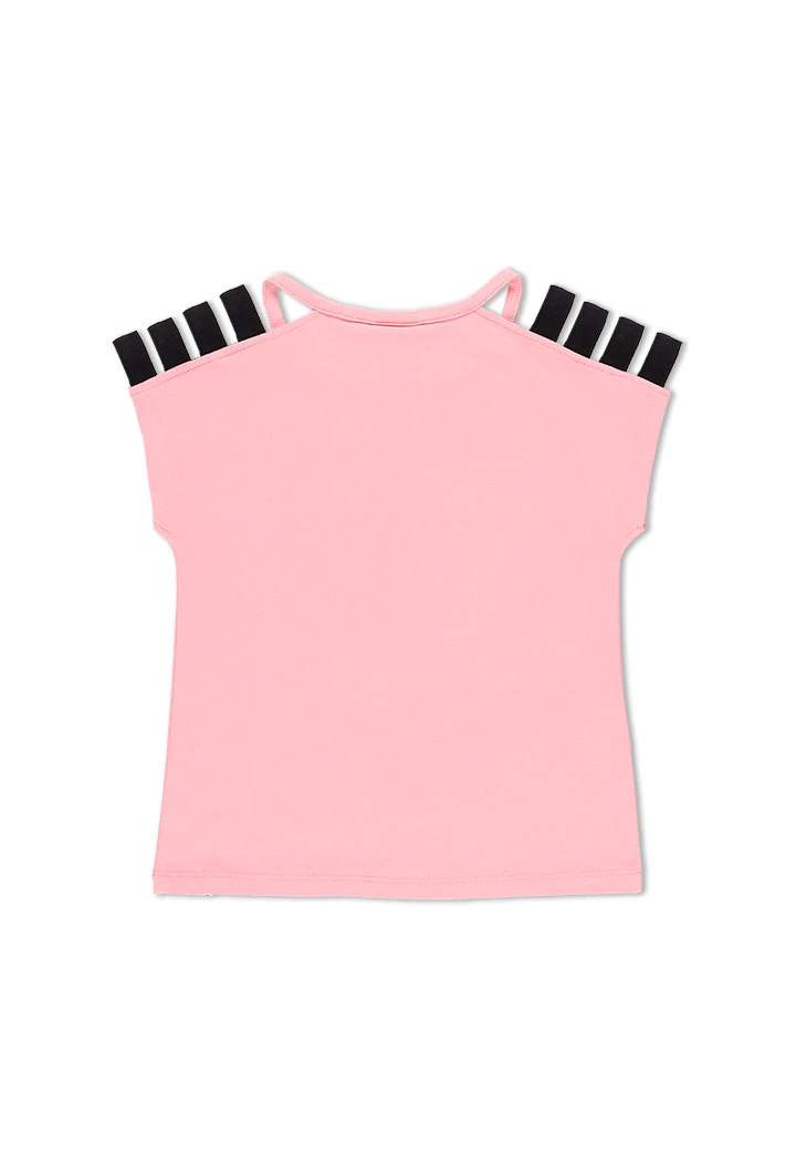 T-Shirt tricot "coeur" pour fille
