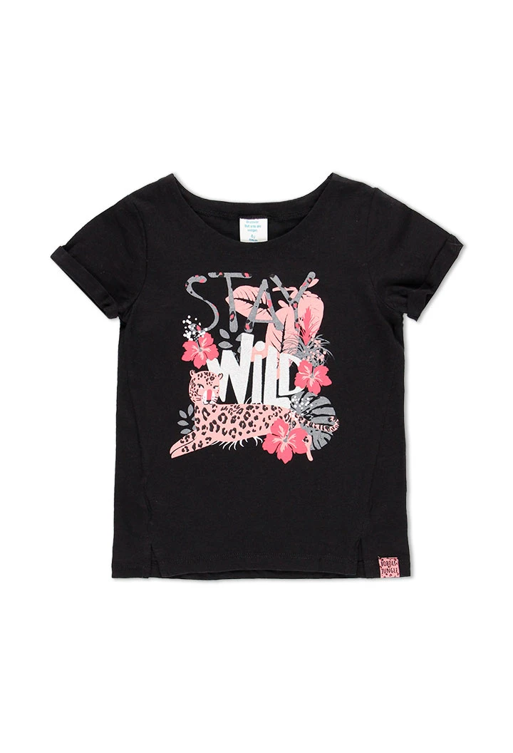 T-Shirt tricot flame pour fille