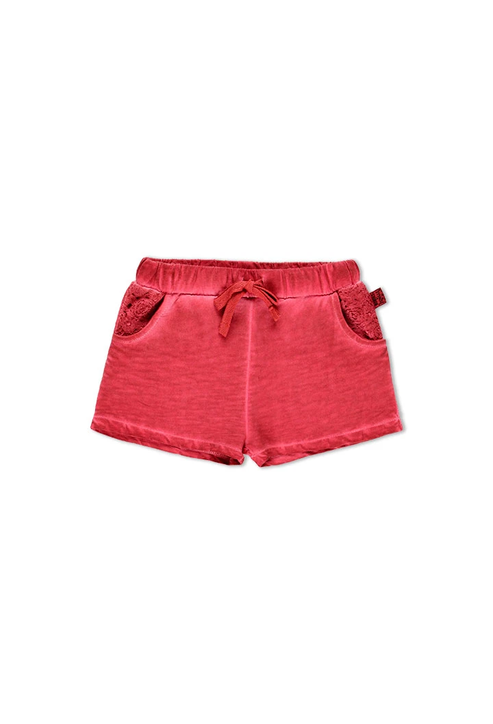 Bermuda tricot flame pour fille