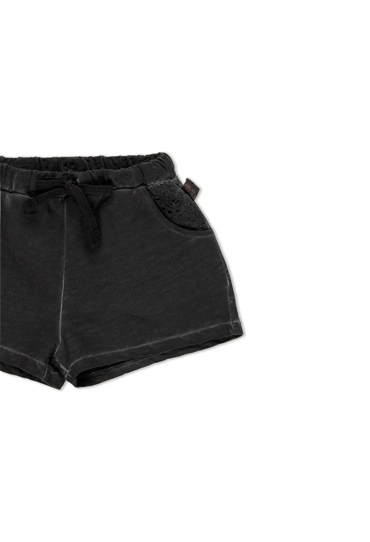 Bermuda tricot flame pour fille