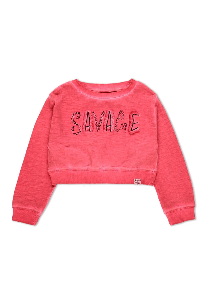 T-Shirt tricot flame pour fille