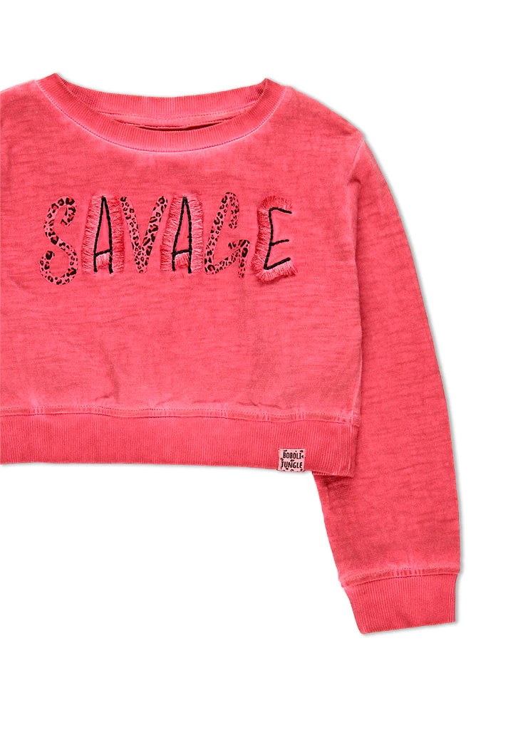 T-Shirt tricot flame pour fille