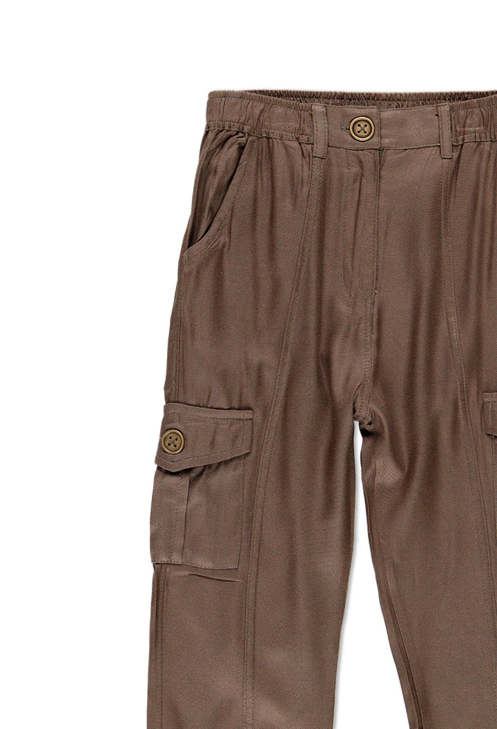 Pantalon en toile pour fille
