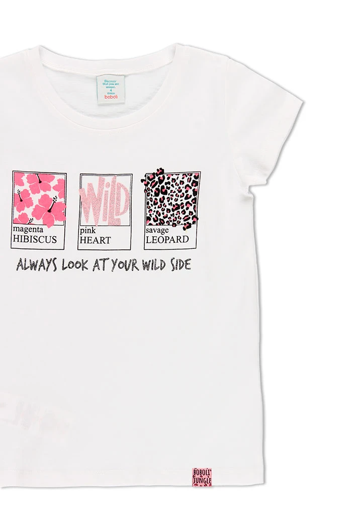 Pack en tricot bi matiere pour fille