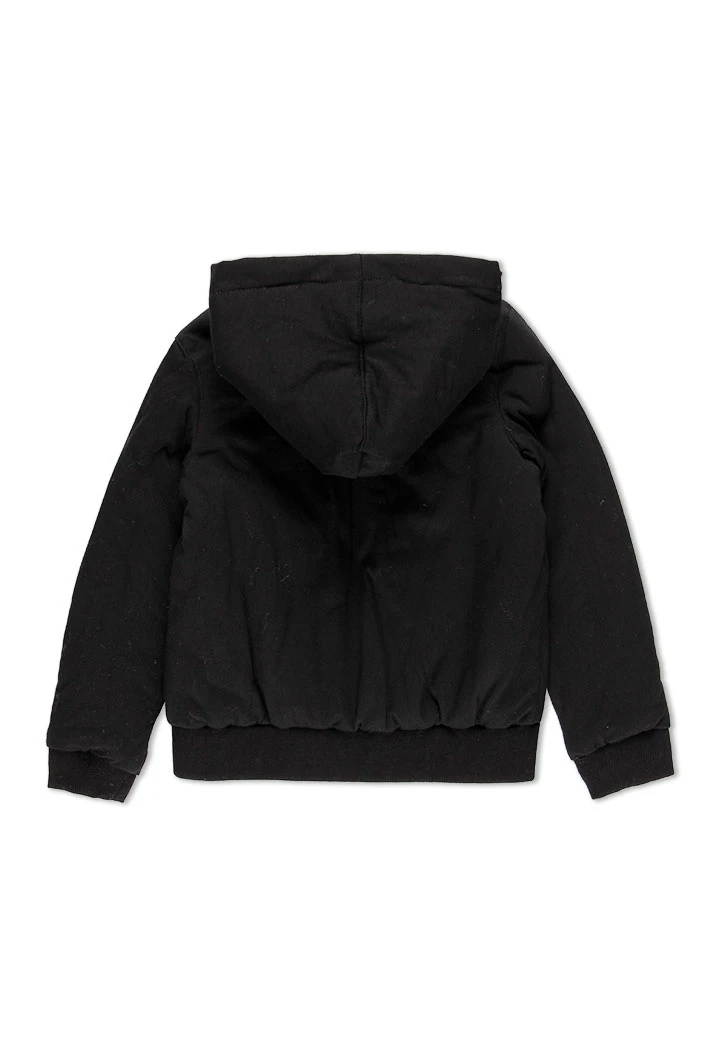 Parka en toile technique pour fille