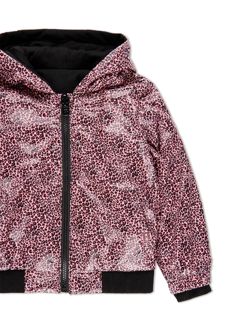 Parka en toile technique pour fille