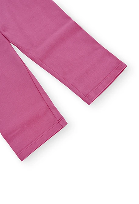 Pack en tricot "a fleurs" pour fille