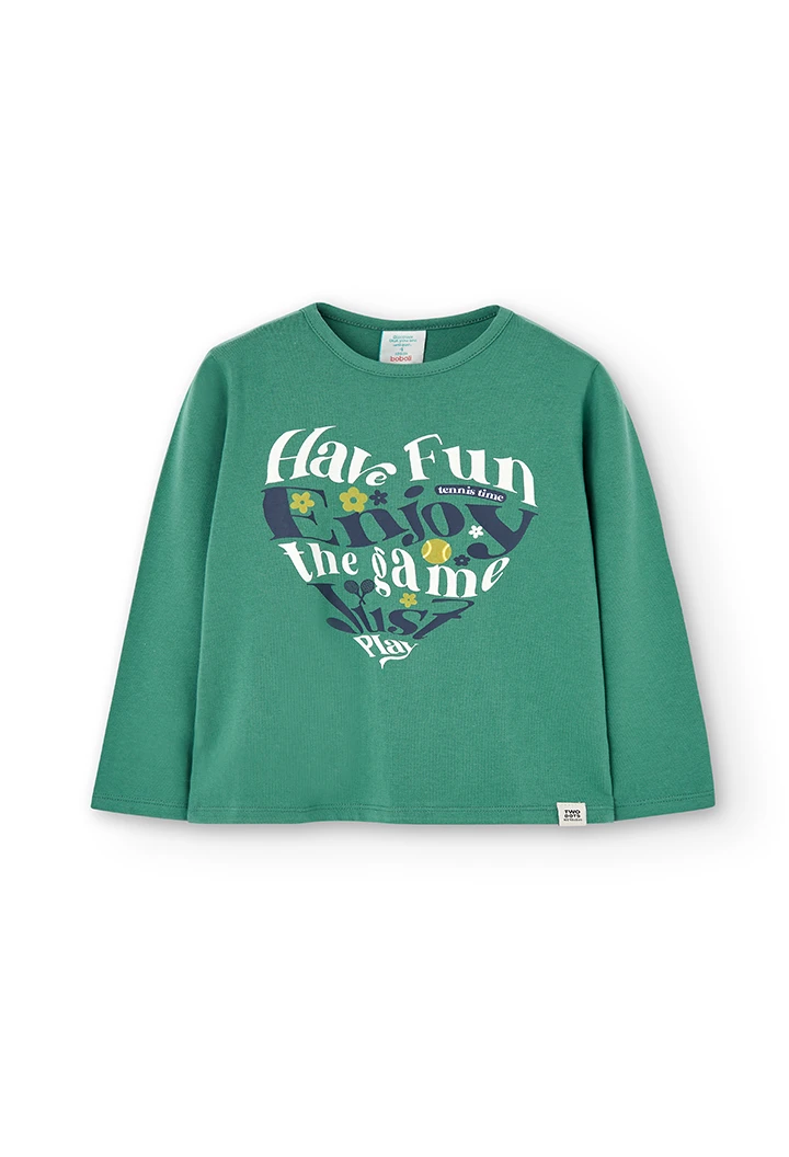 T-Shirt stretch pour fille