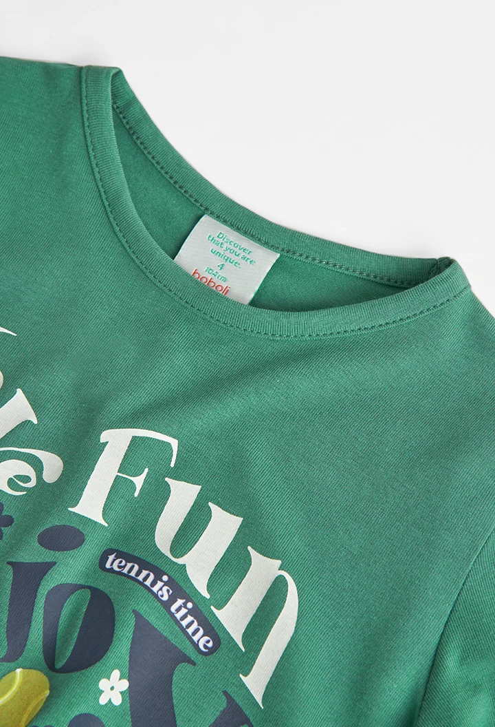 Stretch knit t-Shirt for girl