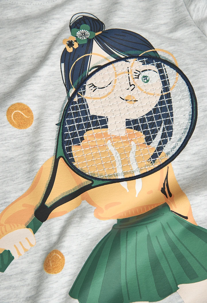 T-Shirt stretch pour fille