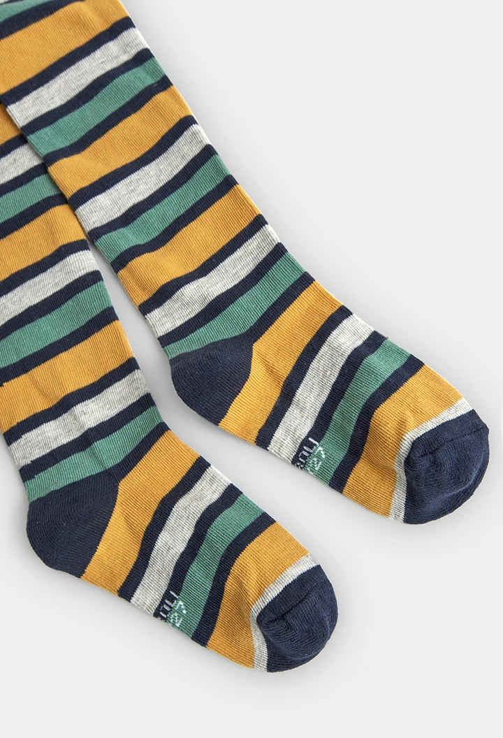 Thick tights striped for girl -BCI