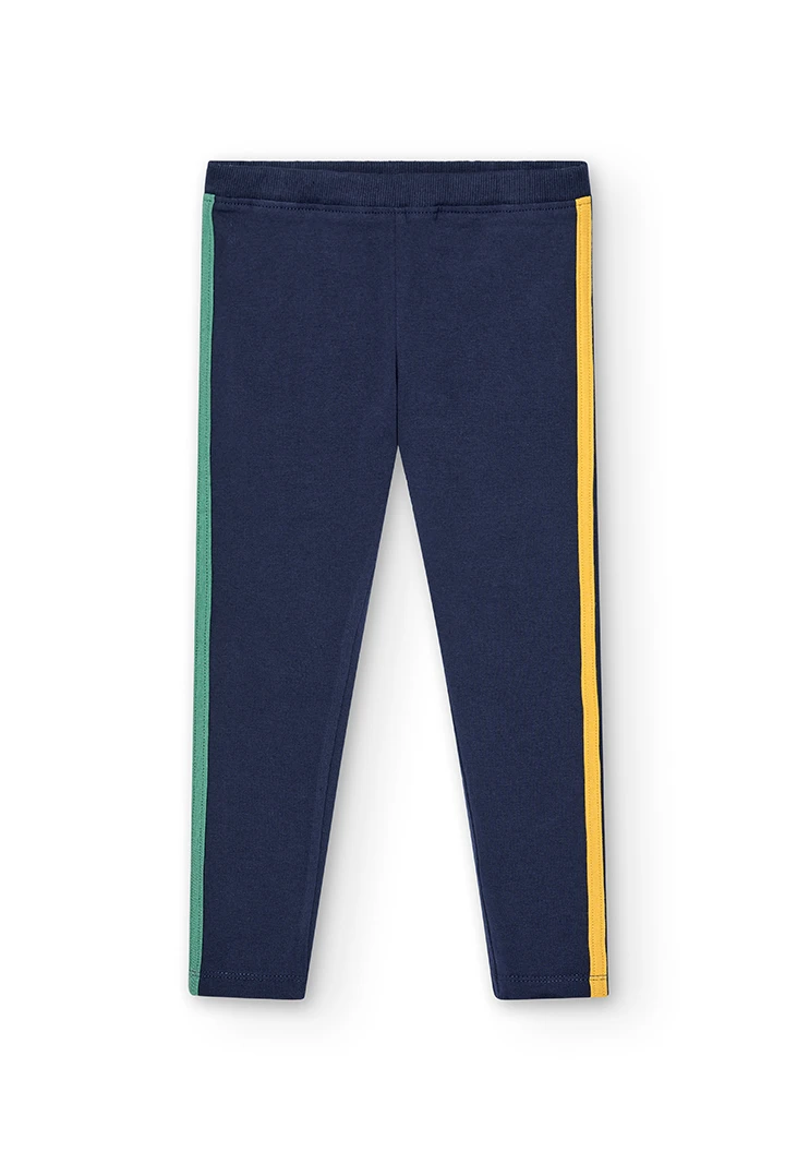 Stretch knit leggings for girl