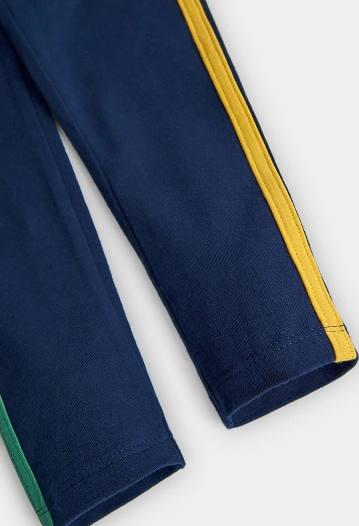 Stretch knit leggings for girl