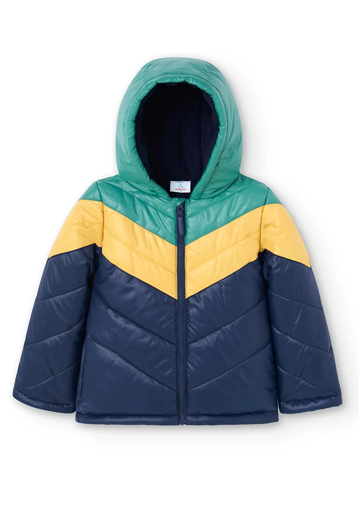 Parka en toile technique pour fille